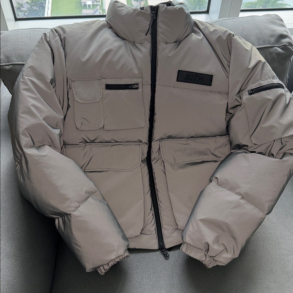 Kith Women's Gray Puffer Jacket